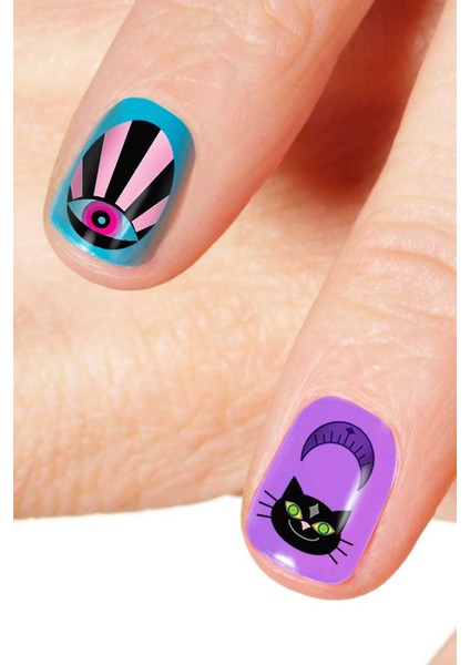 Artikel Ezoterik-2 Tırnak Dövmesi, Tırnak Tattoo, Nail Art, Tırnak Sticker