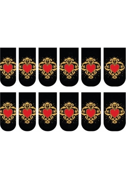 Kırmızı Kalp Tırnak Dövmesi fiyatları