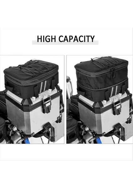 2pcs Motosiklet Alüminyum Kasa Sol ve Sağ Bagaj Torbası Arka Koltuk Kuyruk Kutusu Çanta Bmw Için R1200GS R1250GS F650GS F700GS F750GS (Yurt Dışından) fırsatları