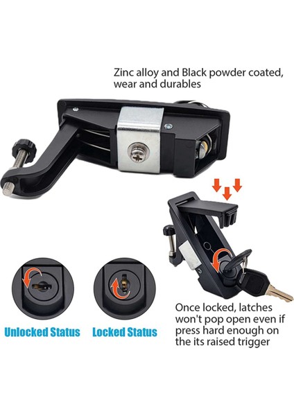 10PCS Sıkıştırma Mandalı Floş Kol Mandal Kidi Deniz Araba Rv Kapı El Kidi Ayarlanabir Kol Mandalları Kalınlık 1-5mm (Yurt Dışından) fiyatları