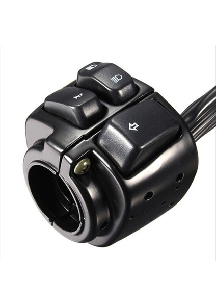 Harley XL883 Için Sportster Dyna V-Rod Softail Motosiklet Talonu Turn Sinyal Kontrol Anahtarı 1 Inç 25MM Siyah (Yurt Dışından) fırsatları