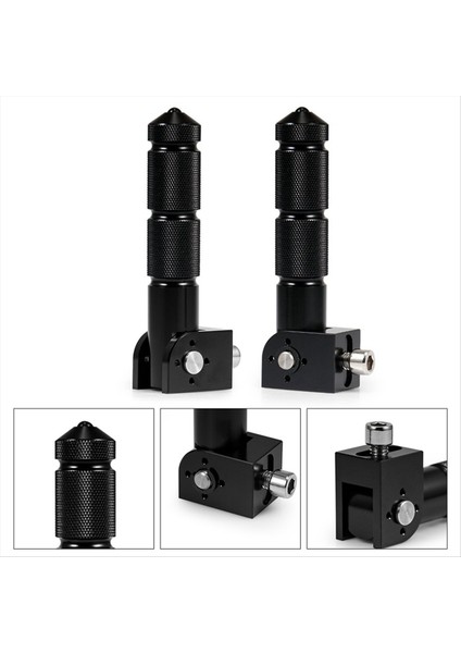 1paır Motosik Bitak Rest Motifik Bakılı Bağlanabir Ayak Mandalları Evrensel Arka Yolcu Ayak 90 Derece Katlanır Ayak Çarşamba Testleri Siyah (Yurt Dışından) fırsatları