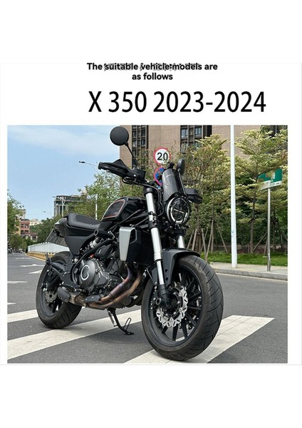Motosiklet Ön Cam Deflektörü Harley Için Fairing x 350 2023-2024 Motosiklet Değiştirme Ön Cam Aksesuarları (Yurt Dışından) fiyatları