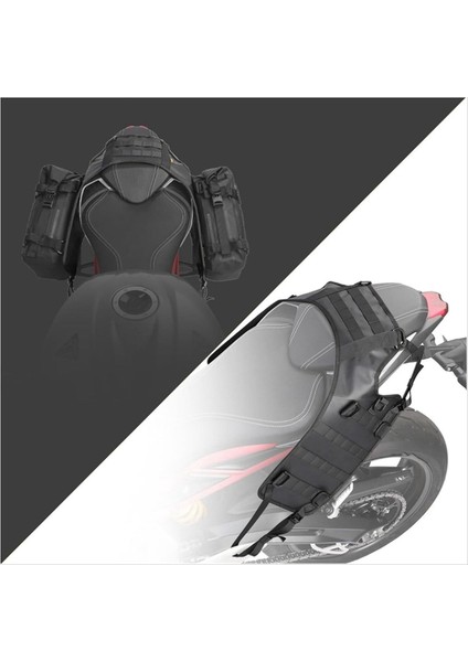 Motosiklet Arka Koltuk Yan Çanta Evrensel Motor Aksesuarları Arka Koltuk Çantası Kuyruk Yan Paket Takma Ped Rafı (Yurt Dışından) modelleri
