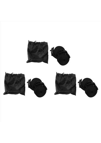 6pcs 3mx2 5cm Kırma Sörf Tahtası Kayak Kayan Kamera Tokalı Kravat Tavma Trap Araç Bus Üst Bisiklet Bisiklet Raf Kemer (Yurt Dışından)