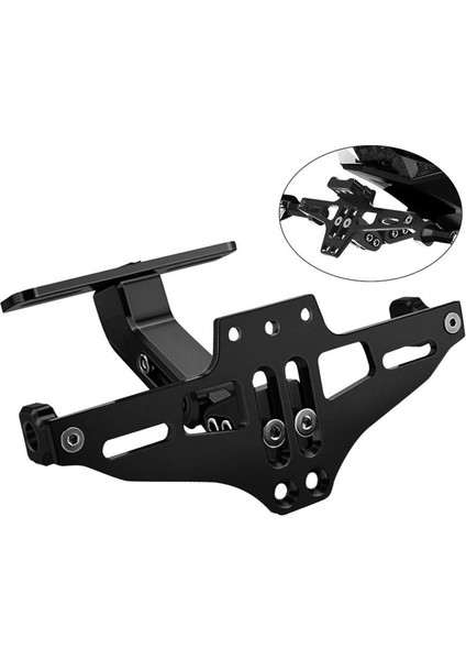 Evrensel Motosiklet Çamurluk Eminator Motosiklet Plaka Tutucu Çamurluk Eminator Arka Kuyruk Işık Braketi Siyah (Yurt Dışından) modelleri