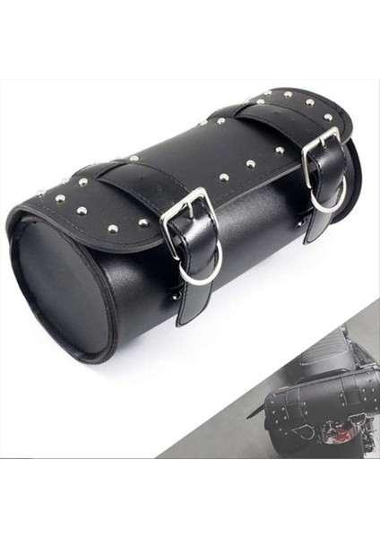 Evrensel Motosiklet Pu Araç Çantası Ön Çatal Tolbar Saddlebag Rulo Rulo Yarış Kuyruk Taylası Namlu Depolama (Yurt Dışından) modelleri