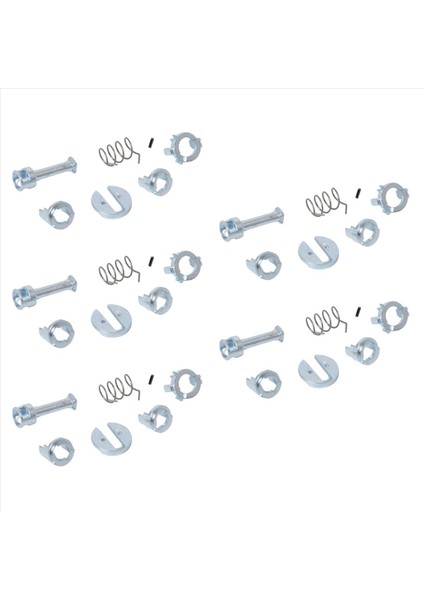 5x Araç Ön Sol ve Sağ Kapı Kit Sindir Onarım Kiti Değiştirme 51217035421 For-Bmw X3 E83 X5 E53 (Yurt Dışından)