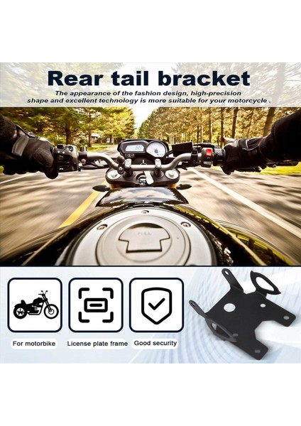 Motosiklet Plaka Tutucu Braket Çamurluk Eminator Yamaha Için LED Işık ile XSR155 Xsr 155 2019 2020 2021 (Yurt Dışından) fırsatları