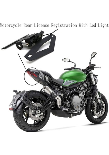 Benel 752S Için LED Hafif Plaka Tutucu ile Motosiklet Arka Sans Kaydı (Yurt Dışından) fırsatları