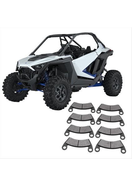 Ön Arka Fren Balataları 2203747 2205949 Polaris Için Rzr XP1000 2014-2020 Tüm Arazi Araç Fren Yoldaşları (Yurt Dışından) fırsatları