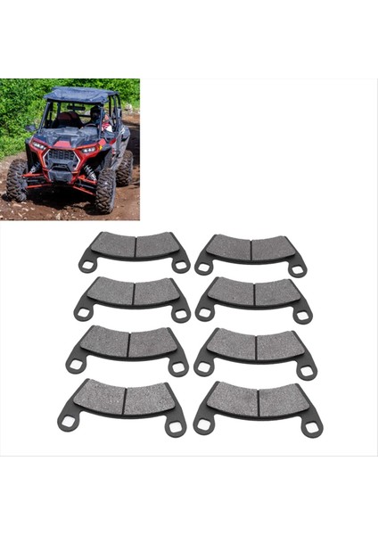 Ön Arka Fren Balataları 2203747 2205949 Polaris Için Rzr XP1000 2014-2020 Tüm Arazi Araç Fren Yoldaşları (Yurt Dışından) indirimleri