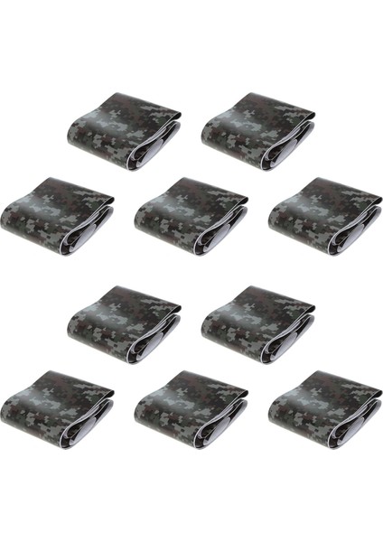 10 Rulo Çıkartma Karbon Fiber Motosiklet Pvc Vinil Ordu Sticker Camo Woodland Kamuflaj Etiketi Siyah Dijital Kamuflaj (Yurt Dışından)