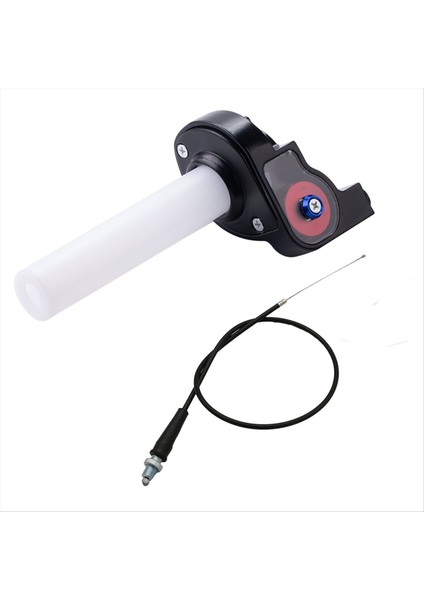 Motosiklet Gidonları Gaz Kelebeği 50-250CC Motokros Gidon Için Gaz Kelebeği Kablosu ile Kaplar (Yurt Dışından)