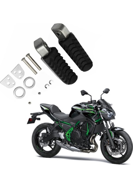 Kawasaki Z650 Ninja 650 Motosiklet Footpeg Kapağı Için Motosiklet Arka Ayak Döşeme Pedal Ayak Makineleri (Yurt Dışından) modelleri