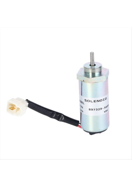 Ekskavatör Flameout Switch Solenoid Valf 12V 897329-5680 8973295680 Kobe Hitachi 70 75 Yakıt Durdur Solenoid Valf (Yurt Dışından)