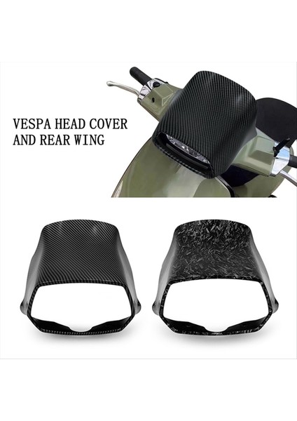 Motosiklet Ön Far Far Kapağı Vespa Sprint Için Ön Cam Kaplama 150 Motosiklet Aksesuarları B (Yurt Dışından) fiyatları