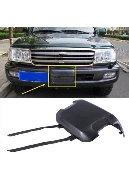 1pcs Araba Ön Tampon Vinç Kapağı Toyota Land Cruiser LC80 4500 FZJ80 1992-1998 (Yurt Dışından) indirimleri