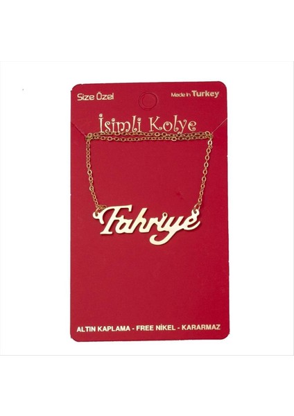 Fahriye Isimli Kolye (Kişiye Özel)