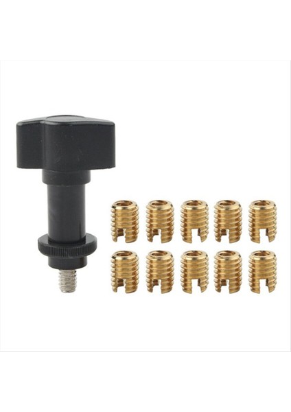 10PCS Pirinç Kaplama Ekleme ve 1 Pcs Araçlar Tururma Için Onarım Kiti Electra Street Gde Batwing 86-18 (Yurt Dışından)