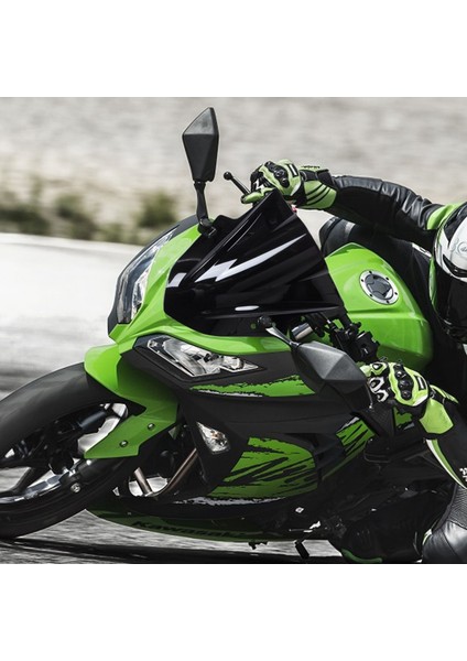 Kawasaki Ninja Için 4x Motosiklet Ön Cam Çift Kabarcık 300 EX300 2013 2014 2015 2016 2017 (Yurt Dışından) fırsatları
