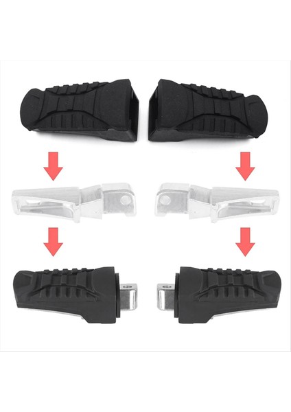 Motosiklet Arka Ayak Ayak Plakası Ayak Dolu Kauçuk Ped Bmw R1200GS Adv Için Kapak 2014-2019 Lc 2013-2019 R1250GS (Yurt Dışından) modelleri