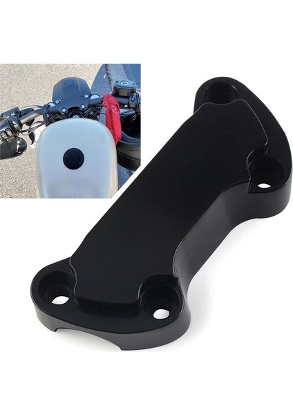 Harley Dyna Softail Sportster 883 Siyah Için 1inch Gidon Yükseltici Üst Kelepçe Kapağı (Yurt Dışından)