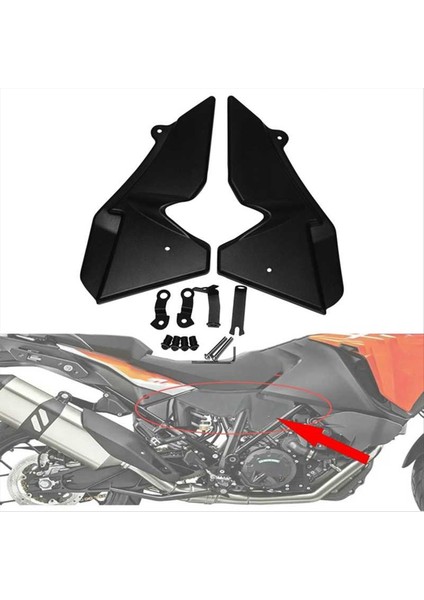 Motosiklet Radyatör Yan Koruma Kaplama Koruma Plakası Koltuk Ktm 1050 1090 1190 Adv 1290 Için Sol ve Sağ Taraf Paneller (Yurt Dışından) modelleri