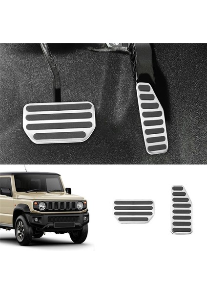 Araba Stil Araba Debriyaj Fren Hızlandırıcı Pedal Ayağı Dinlenme Pedalları Suzuki Için Kapaklar Swift Alto Jimny (Yurt Dışından) fiyatları