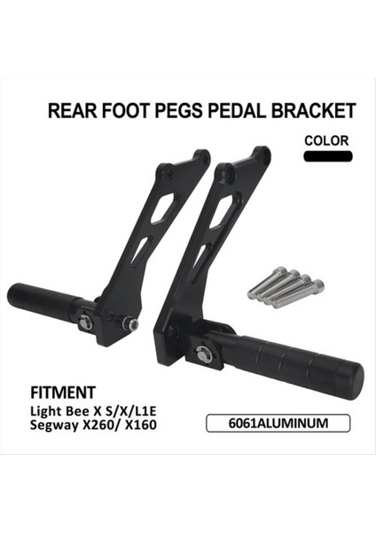Motosiklet Ayak Döşeme Arka Ayak Döşeme Braketi Arka Yolcu Surron Işık Arı Için Foot Dönemi x S L1E Segway X260 X160 (Yurt Dışından) modelleri