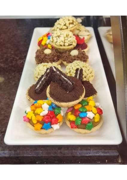 Tartolet Tart Tabanı 4.5 cm 50 Adet +Pastacı Kreması 150 gr Hediyeli