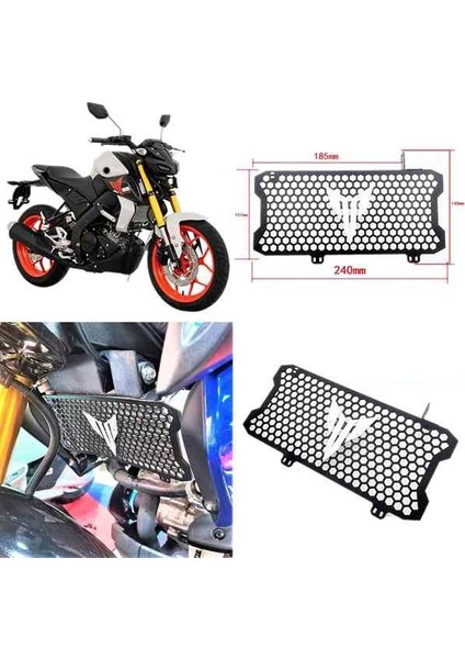Yamaha MT15 Mt-15 2018 2018 2019 2020 Motosiklet Aksesuarları Radyatör Koruyucu Kapak Muhafızları Radyatör Gril (Yurt Dışından) fiyatları
