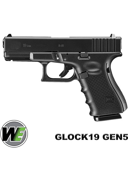 Airsoft Tabanca We Glock 19 Gen 5 Siyah WE-G003VB-BK Yeni