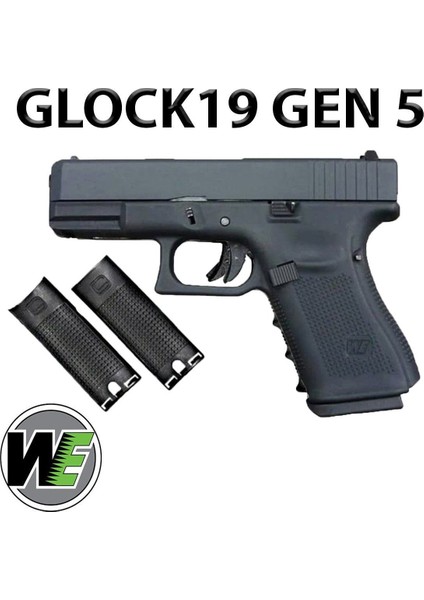 Airsoft Tabanca We Glock 19 Gen 5 Siyah WE-G003VB-BK Yeni fiyatları