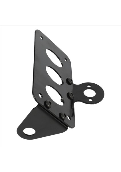 2x Siyah Yan Montaj Plaka Braketi Bobber Hekopter Harley Sportster Için Uygun Işık CB750 XS650 Kayalı Işık (Yurt Dışından) fiyatları