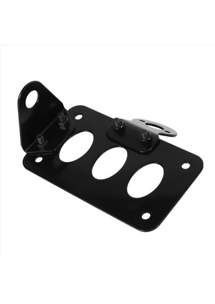 2x Siyah Yan Montaj Plaka Braketi Bobber Hekopter Harley Sportster Için Uygun Işık CB750 XS650 Kayalı Işık (Yurt Dışından) modelleri