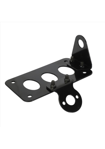 2x Siyah Yan Montaj Plaka Braketi Bobber Hekopter Harley Sportster Için Uygun Işık CB750 XS650 Kayalı Işık (Yurt Dışından) fırsatları