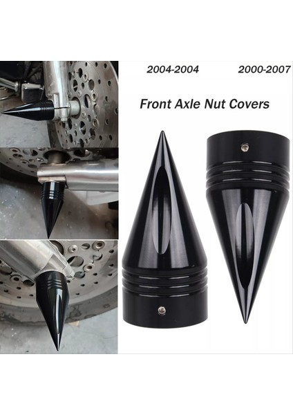 Ön Aks Somunu Kaplar Harley Dyna Electra Road King Gde Için Siyah (Yurt Dışından) modelleri