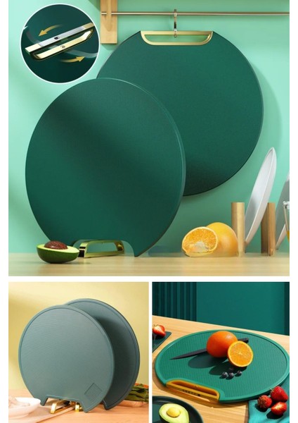 Buffer® Mutfak Sebze,meyve,et,balık,ekmek Doğrama Kesme Tahtası Standlı Kesim Panosu