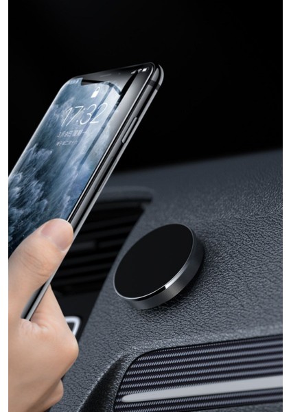 Buffer® Tüm Modellerle Uyumlu Manyetik Araç Içi Telefon Tutucu Çok Amaçlı Güçlü Mıknatıs Tutucu