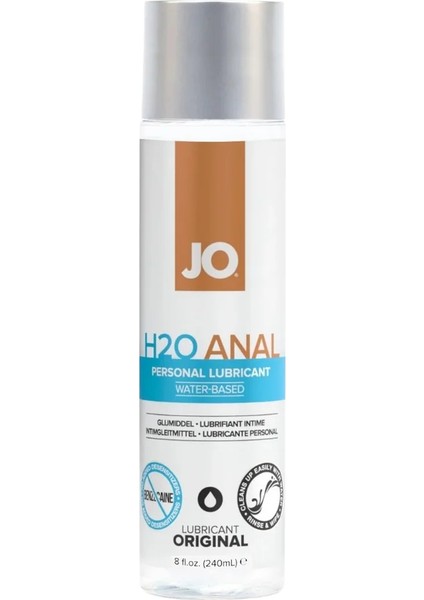 H2O Lubricant 240 ml Su Bazlı Kayganlaştırıcı Jel
