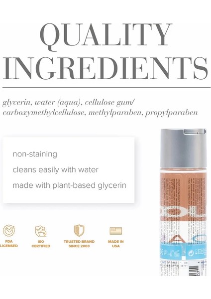 H2O Lubricant 240 ml Su Bazlı Kayganlaştırıcı Jel fırsatları