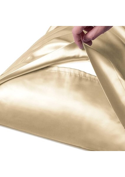 Yastık Kılıfı, Queen Size, Kıvırcık Saçlar, Ipeksi Yapı (Queen (50X75), Gold) modelleri