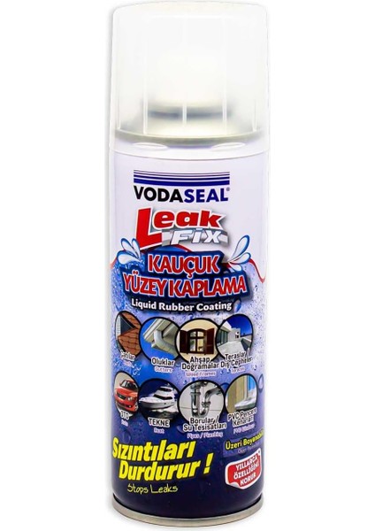 Leak Fix Kauçuk Kaplama, Şeffaf, 200 Mililitre indirimleri