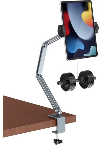 T65 Masa Uzun Kollu Alüminyum iPad Tablet Standı fiyatları