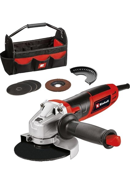 Avuç Taşlama Tc-Ag 125/850 Kit (850 W, 12000 Rpm, Maks Kesme Derinliği 28 Mm, Maks Disk Çapı 125 Mm, 3 Adet Kesme Diski, 1 Adet Lamelli Zımpara Levhası ve 1 Adet Einhell Çanta Dahil) - 4430977