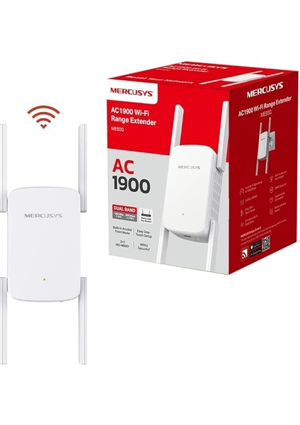 ME50G, AC1900 4 Antenli Menzil Genişletici