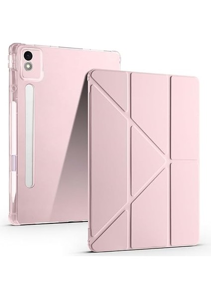 Lenovo Idea Tab Pro 12.7 (TB-373FU/ TB-375FC) ile Uyumlu Kılıf Tri Folding Silikon Kalem Bölmeli Katlanabilir Standlı Pu Deri Yumuşak Kapak, [akıllı Kapak, Uyku Modlu], Koyu Yeşil fiyatları