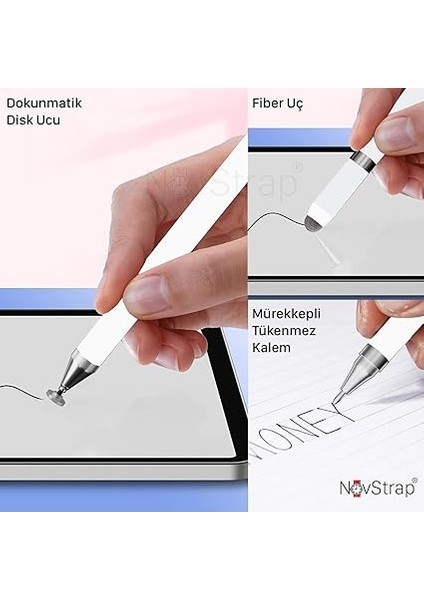 Casper Via S40 L40 L30 S48 S30 S20 S38 L20 S10 ile Uyumlu 3in1 Dokunmatik Tablet Kalemi fırsatları