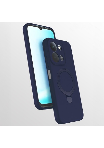 Xiaomi Redmi 15C Kılıf M-Safe Şarj Özellikli Standlı Samara Kapak